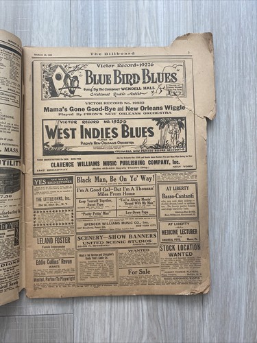 THE BILLBOARD WEEKLY THEATRICAL DIGEST & REVIEW MAGAZINE - March 29, 1924 - Picture 2 of 8