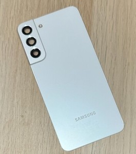 Original Samsung S22 S901 Rückseite Back Akkudeckel Kamera Linse komplett weiß