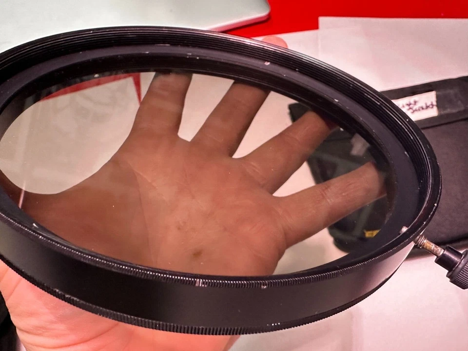 138mm Tiffen Rota Pola Polarizer (threaded) with Retaining Ring -SMALL SCRATCH - Image 4 of 4