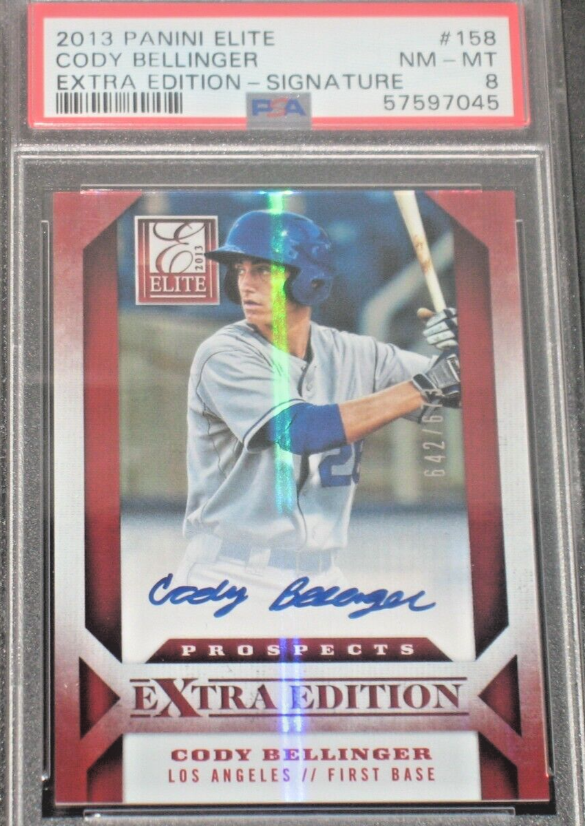 Cody Bellinger Autographed Signed 2013 Panini Elite Autograph Rookie