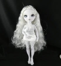 Rainbow High Doll Natasha Zima White Outfit Dress Hair Shoes