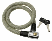 NEW! ABSOLUTE BICYCLE CABLE LOCK 20MM X 36 IN CLEAR.