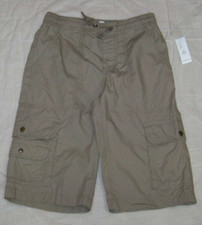 Boys Old Navy Pull On Khaki Cargo Shorts - M 8 Reg - New with Tags