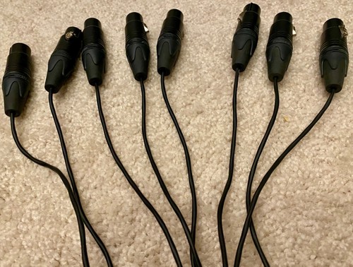 8 CHANNEL MOGAMI 2932
XLR FEMALE TO XLR MALE NEUTRIK BALANCED AUDIO SNAKE - Picture 5 of 9