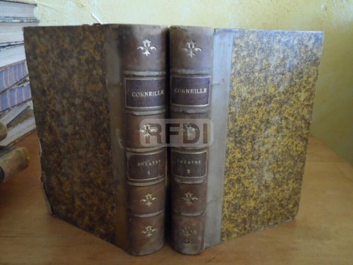 livre THEATRE DE PIERRE ET DE THOMAS CORNEILLE 1889 1890 XIXe
