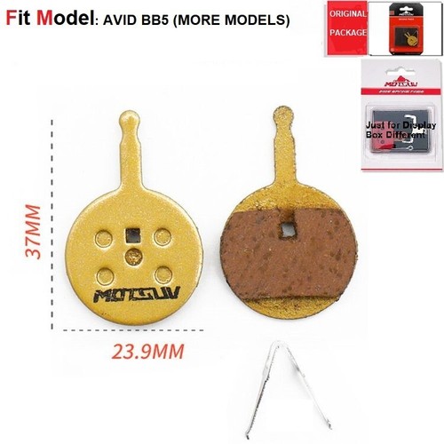 Set Bicycle Electric Scooter Brake Pads WearResistant Quiet Bike Disc