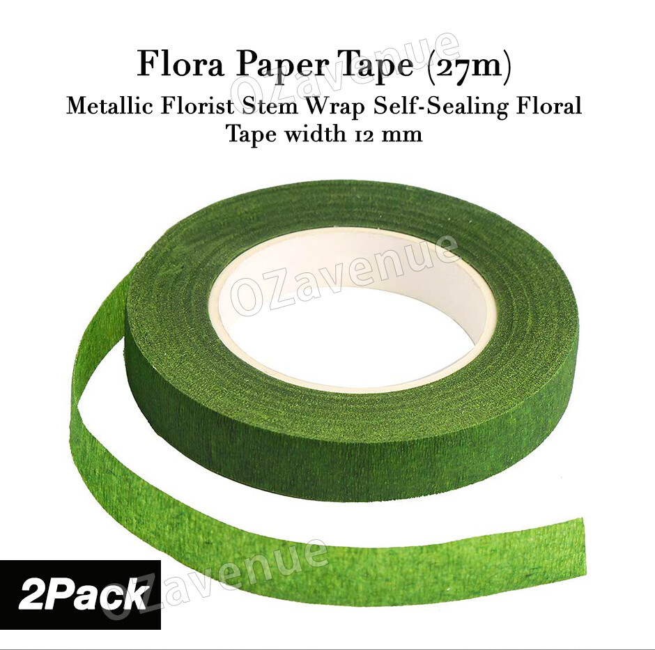 2 4 6 Rolls Green Self Adhesive Florist Floral Tape craft supply Stem