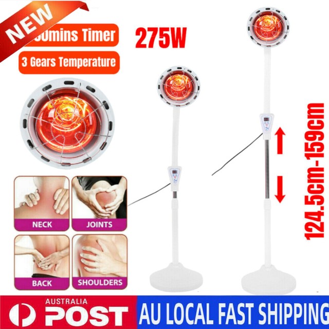 Floor Stand Infrared Therapy Lamp Therapeutic Physiotherapy Pain Relief Light AU Floor Stand Infrared Therapy Lamp Therapeutic Physiotherapy Pain Relief Light AU