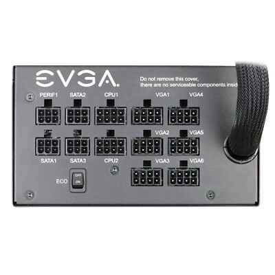 EVGA 1000 GQ 80Plus Gold 1000W Modular Power Supply for sale