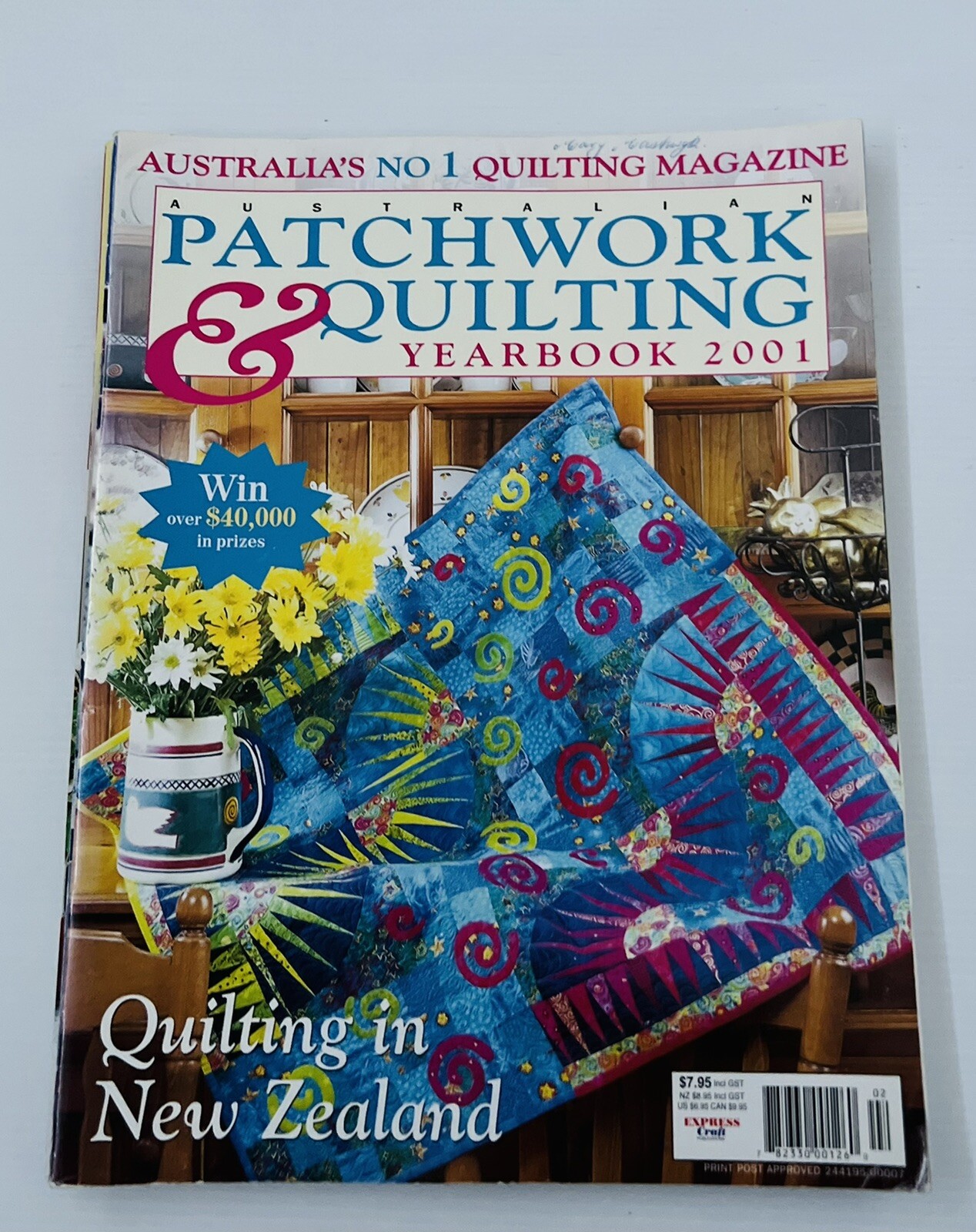 7 x Australian Patchwork & Quilting Magazines Bulk Lot Bundle/Crafts