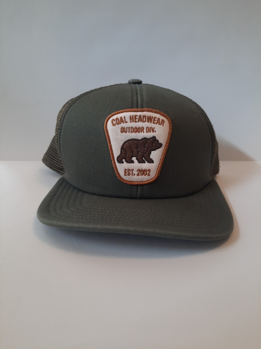 Olive & Tan Bear Trucker hat Olive & Tan Bear Trucker hat