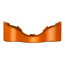 Outer Fairing Skirt Fit For Harley Street Glide 14+ Scorched Orange Black Denim