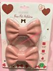 Bow Tie Silicone Pot Holder Heat Resistant Pink Ribbons Valentine’s Kitchen New
