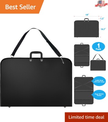 Durable Black Art Portfolio Case 28