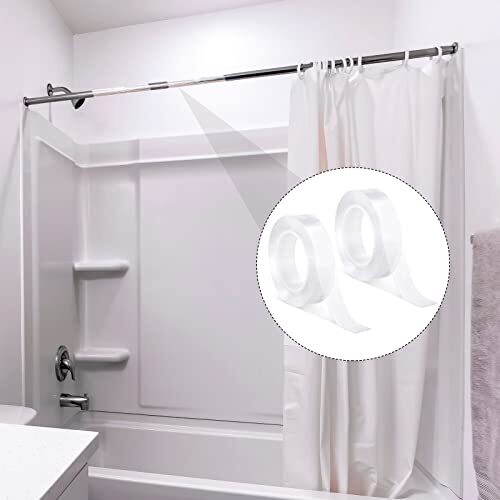 Curtain Glide Tape Curtain Slide Tape Drapery Ring Glide Tape 0.59 Inch x 9.84 f - Picture 5 of 7