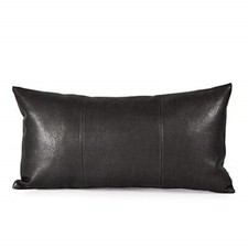 Leather Pillow Cover Throw Cushion Case Covers Hair Decorative Genuine Hide 41