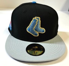 Boston Red Sox NE Cooperstown All Star Game 99' MLB Fitted Hat~Black/Gray