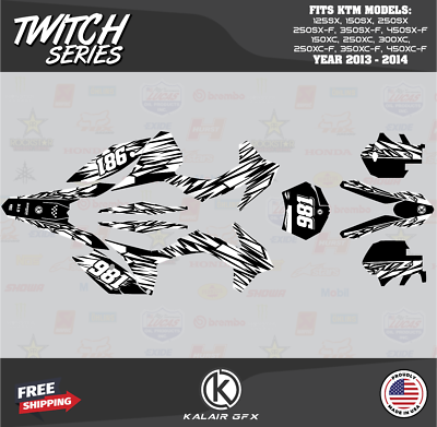 Kit Déco Complet Black KTM SX / SXF 2023 - Foto 2