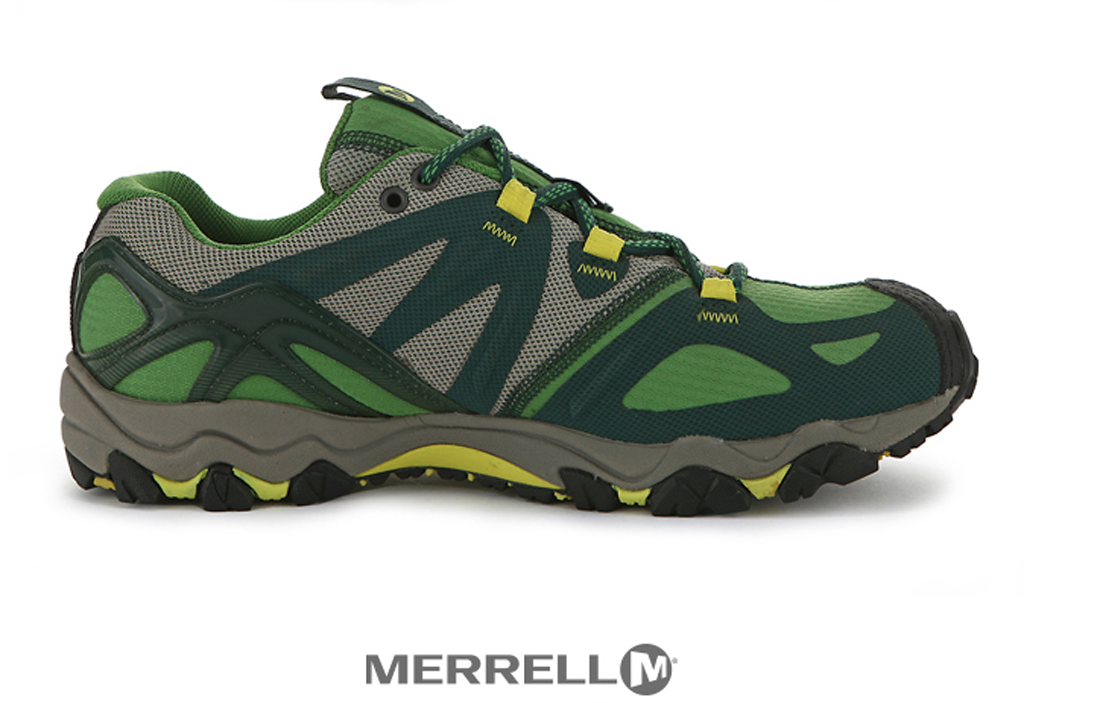 Stivali da trekking sportivi Merrell da donna fiocco verde 5114 32471