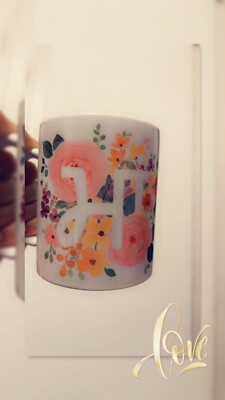 Personalisierter Becher Foto Text maßgeschneiderte Tasse Design Name Geburtstag Logo Blatt Tag Geschenk
