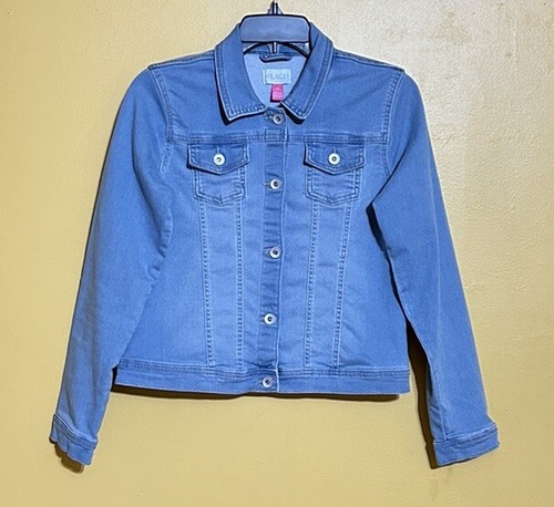 The Kinder Place Mädchen Jeansjacke Gr. 16 XXL Button Down hellblau - Bild 1 von 3