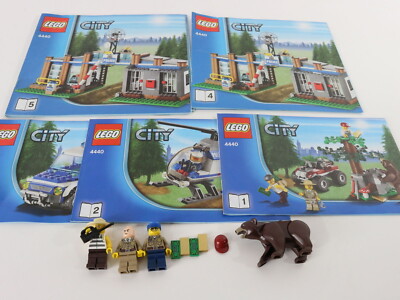 Lego City Forest Police Station Partly Built Set 4440 W/ Box