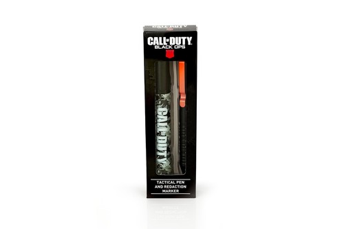 Call of Duty: Black Ops 4 Tactical Pen & Redaction Marker black Gift Set