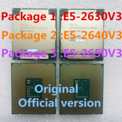 Intel Xeon E5-2630 V3 E5-2640 V3 E5-2650 V3 CPU 8/10-Core LGA 2011-3 Processor