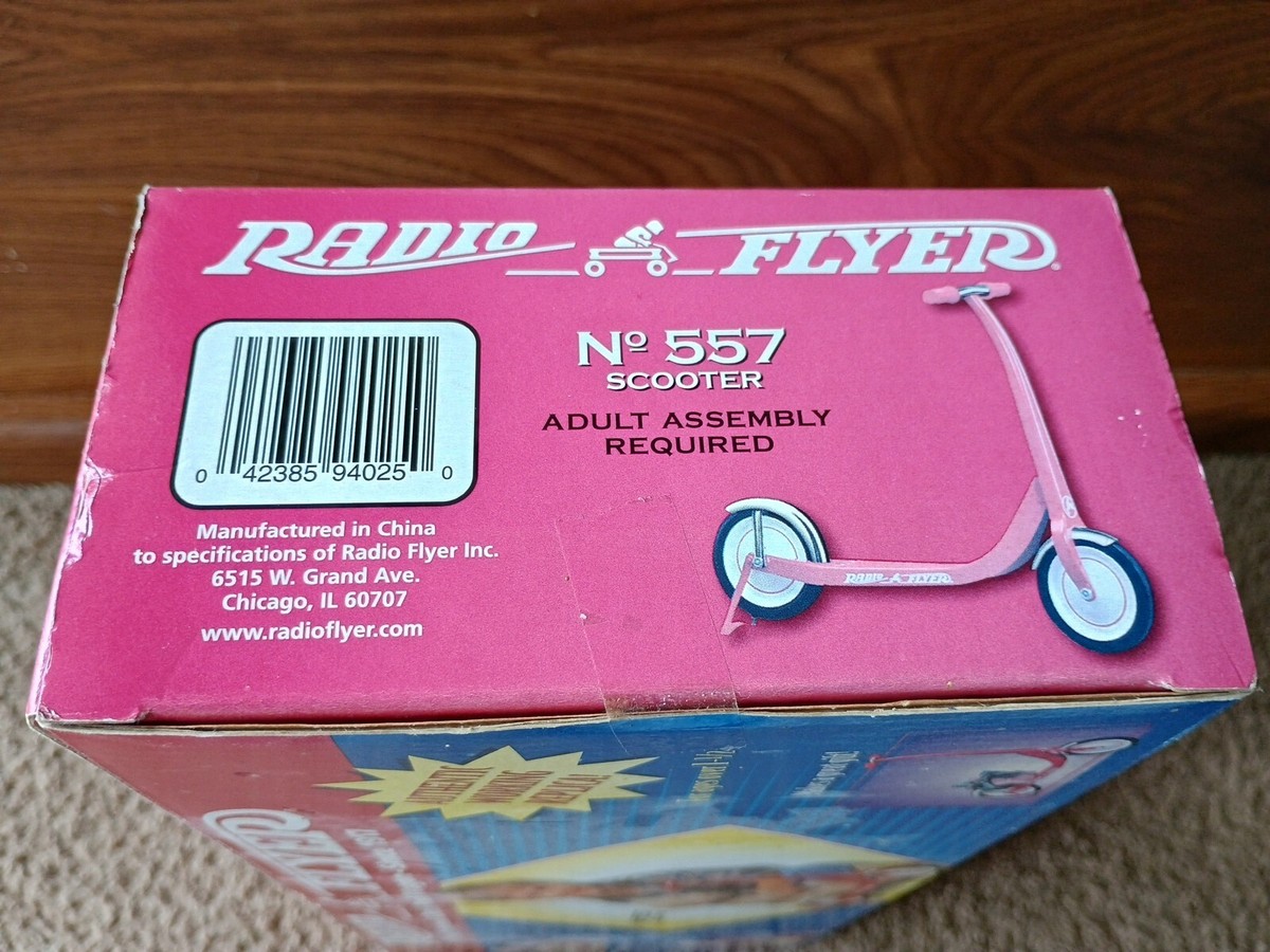 ラジオフライヤー スケーター NO557 RADIOFLYER SCOOTER Radio Flyer Model No. #557 Radio Flyer Scooter Working