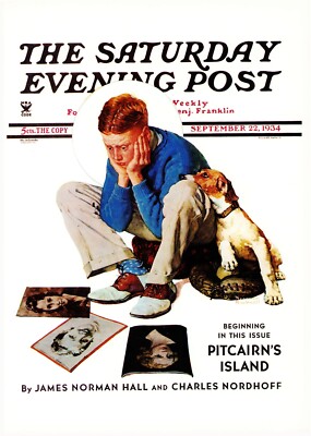 1934 SEPT 22 Star Struck NORMAN ROCKWELL SATURDAY EVENING POST