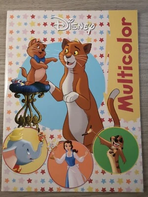Walt Disney - Malbuch mit 32 Bildern (Susi & Strolch, Aristocats, Peter Pan,...)
