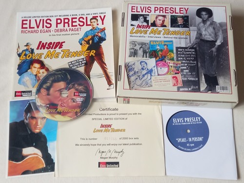 Elvis Presley INSIDE LOVE ME TENDER - Box 2008 - Buch - DVD - Vinyl - 第 1/3 張圖片