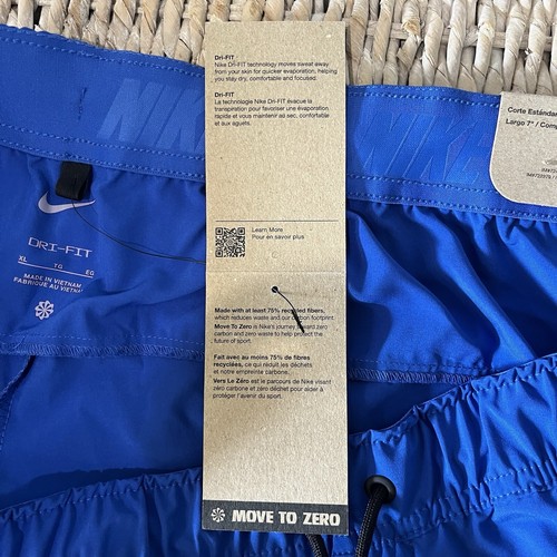 New Nike Form Men's Dri-FIT 7" Training Shorts Royal Blue Size XL MSRP $60 - Picture 7 of 9