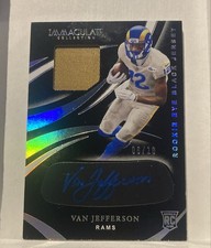 2020 Panini Immaculate Collection -Eye Black Van Jefferson #REB-28 Metallic /10