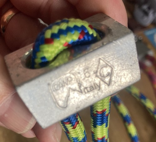RAR Chouinard Execentrics CAMP Italien um 1975 8,7,6 Slung Climbing Vintage