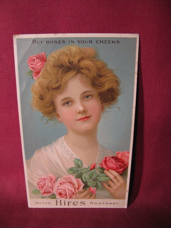 Victorian Trade Card Hires Root Beer