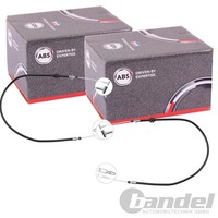 2X A.B.S. Handbremsseile Hinten Beidseitig Passend FüR Links+Rechts