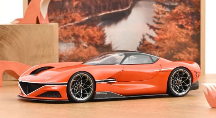 Voiture miniature Genesis X Gran Berlinetta VGT 2024 Norev 1/18 orange