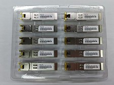 10X compatible Cisco GLC-TE 1000BASE-T SFP RJ45 100M transceiver modules