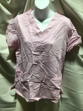 Mandala Scrubs Women 6-Pocket Top Size Small Color Misty Rose NWT