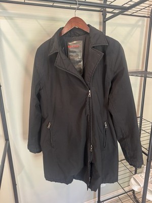 Prada Nylon Sport Puffer Coat Gore-Tex Size 46