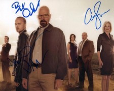 Aaron Paul Bob Odenkirk & Anna Gunn Signed Autograph 8x10 Photo - Breaking Bad