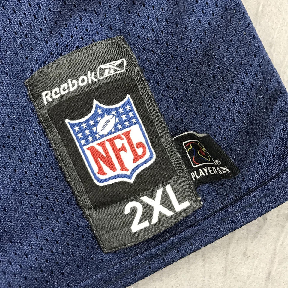 Camiseta deportiva vintage de los Chicago Bears para hombre 2XL azul Reebok On Field Brian Urlacher #54 Foto 3 de 4