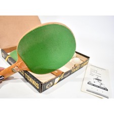 Vintage Knight Table Tennis Set, Green Ping Pong, Original Box