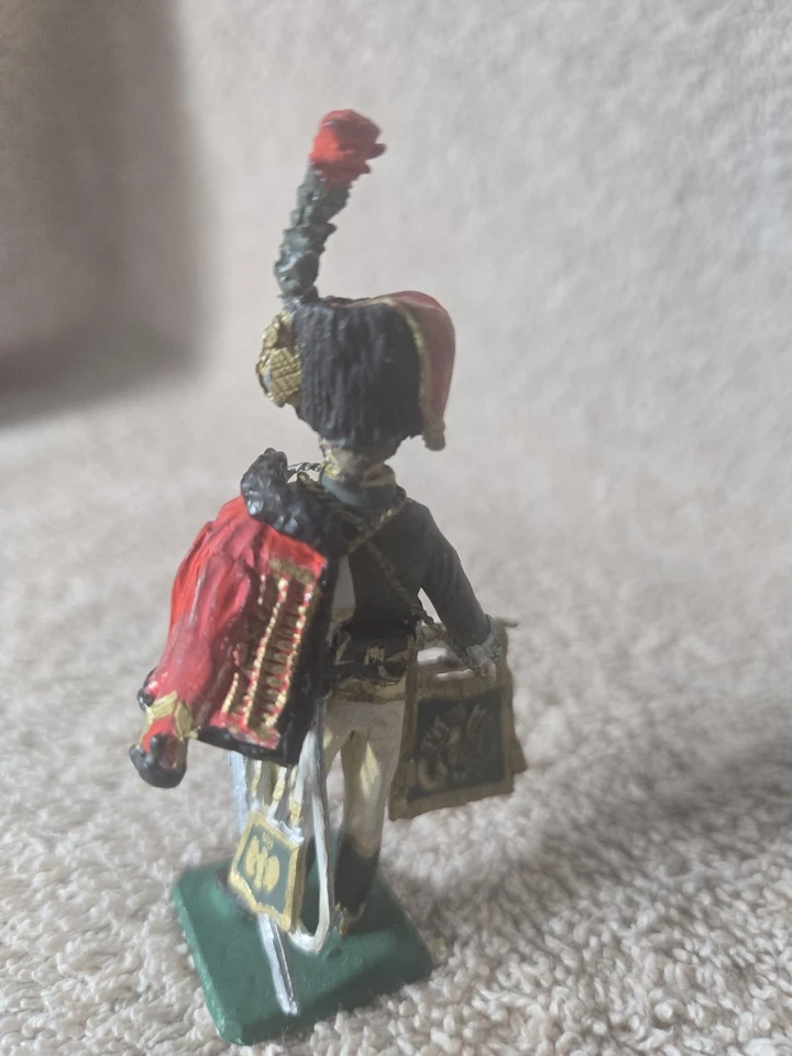 Figura vintage pintada a mano soldado plomo 1/30 VID SOLDADOS Foto 3 de 4