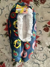 SpongeBob SquarePants Women's Christmas Slipper Socks Size 7-9.5 BRAND NEW