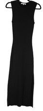 NEW, Reformation Cashmere mid-length dress in Black Size M #S8020