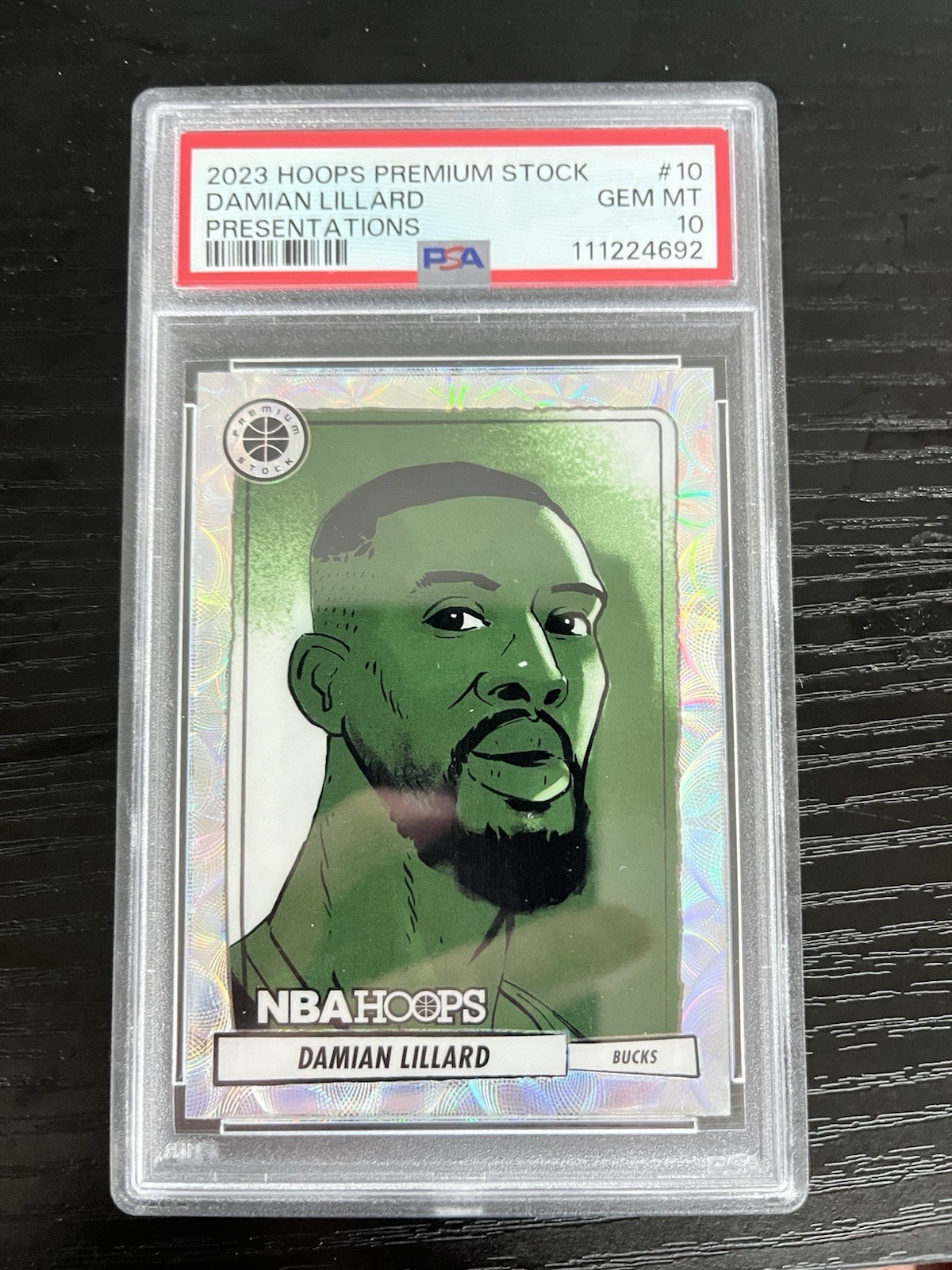 2023 Hoops Premium Stock Damian Lillard Presentations Gem Mt 10