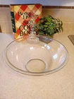 Vintage PYREX Large Clear Glass  Mixing Bowl #326 Made In Corning NY USA