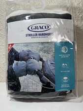 Graco Stroller Handmuffs Snap On To Handle New! Winter Hand Warmer Gloves